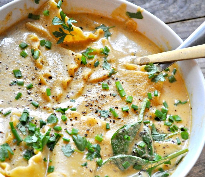 White Lasagna Soup