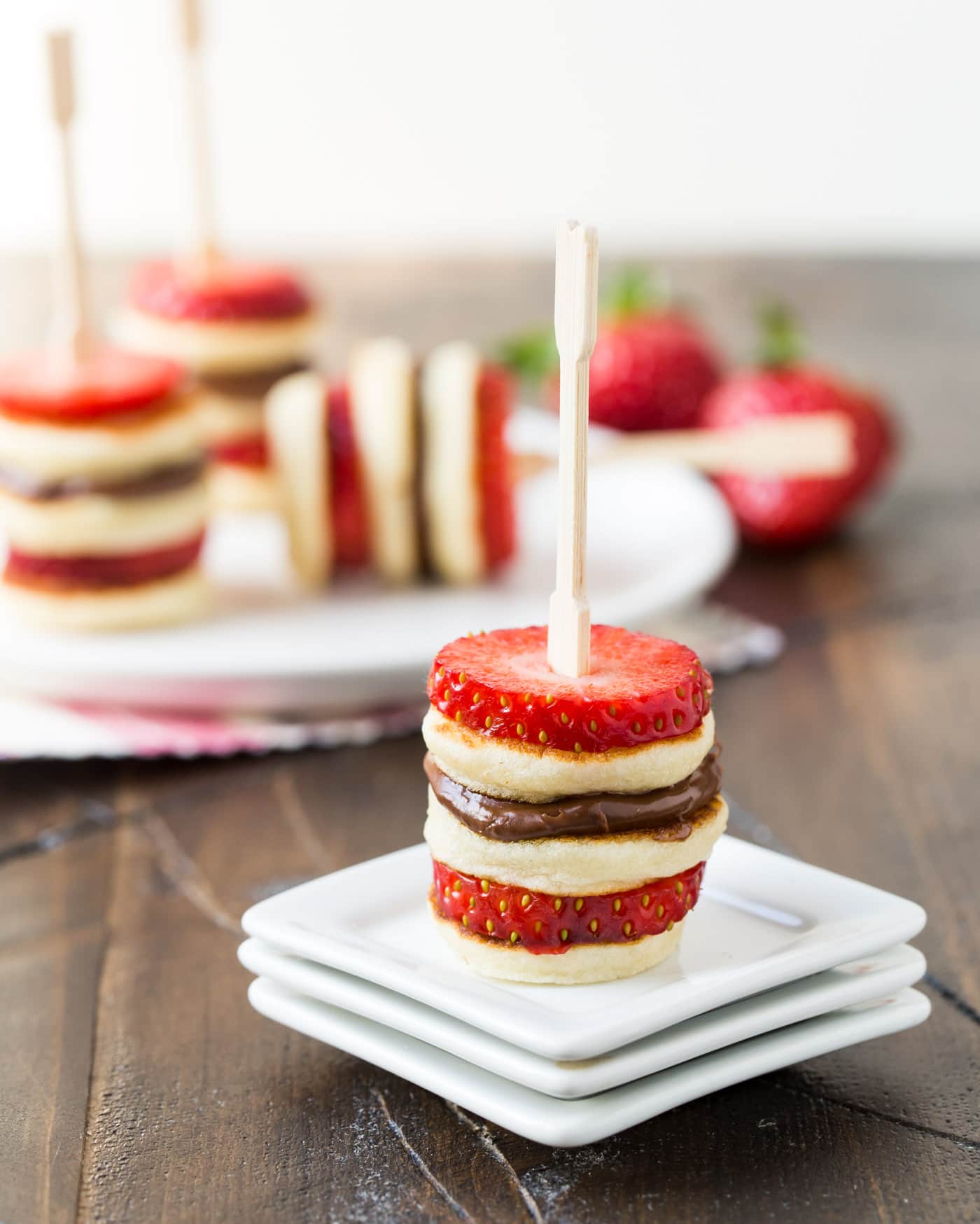 Gluten-Free Mini Pancake Skewers