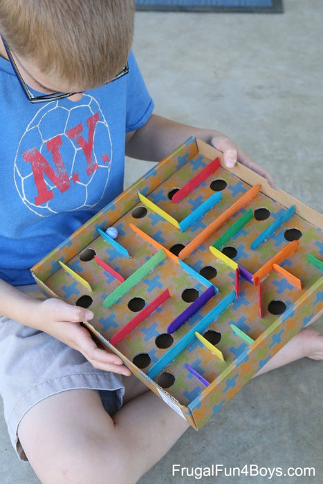 Transform cardboard boxes into something new and fun for your kids!